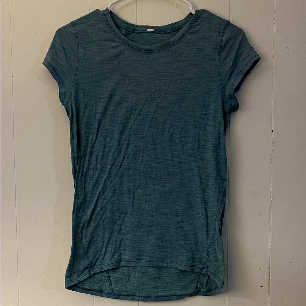 lululemon athletica Dark Teal Short Sleeve Tee